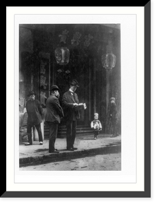 Chinatown scene, San Francisco, Vintage Poster