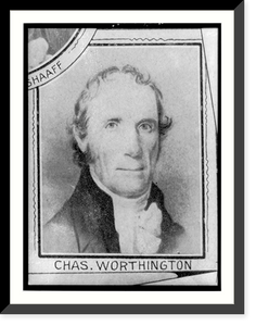 Historic Framed Print, Charles Worthington,  17-7/8" x 21-7/8"