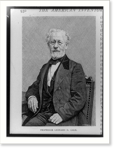 Vintage Americana Print - Professor Leonard D. Gale
