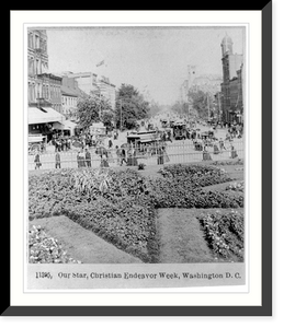 Our star, Christian Endeavor week, Washington, D.C., 1896, Historic Print