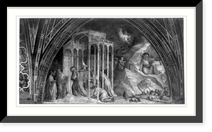 One of 5 panels of Store della Vergine, Antique Wall Art