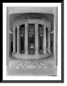Tobacco columns - Small rotunda, Supreme Court Section, U.S. Capitol, Antique Wall Art