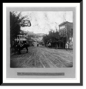Historic Street Photo - Washington Street, Sonora, Tuolumne County