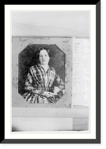 Historic Framed Print, Believed to be: Julia Gardiner Tyler, wife of Pres. John Tyler,  17-7/8" x 21-7/8"