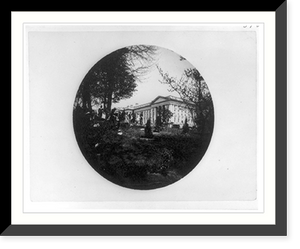 Historic Framed Print, People on the White House grounds, Washington, DC,  17-7/8" x 21-7/8"