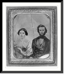 La Follette family members? man, woman, and baby. ca. 185-, Antique Wall Art