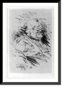 Historic Framed Print, [Sylvester Rosa Koehler].W.S.,  17-7/8" x 21-7/8"