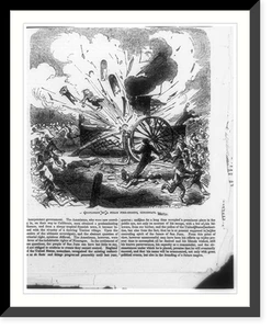 Antique Photo Print - Cincinnati - Explosion of a steam fire engine