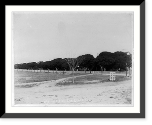 Fort Clark, Tex., ca. 188-: Officers' Line"", Antique Print