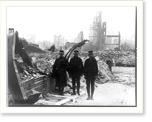 Antique Photo Print - Baltimore - A scene of desolation