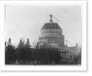 Historic Architecture - Construction of Capitol dome