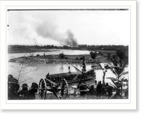Historic Photo Print - Philippine insurrection: Burning of Pasig