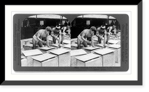 Packing tea for shipment to the United States, Japan Classic, Historic Print