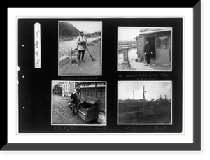 The street claning dep't.; a representative of the police department; the garbage man makes his rounds; calling the fire dep't, Vintage Print