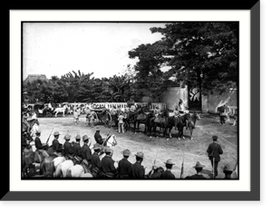 Historic Framed Print, At the gate of Paco Cemetery,  17-7/8" x 21-7/8"