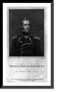 Historic Framed Print, Thomas MacDonough of the U.S. Navy,  17-7/8" x 21-7/8"