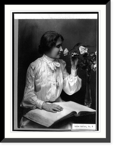 Historic Framed Print, Helen Keller No. 8,  17-7/8" x 21-7/8"