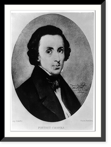 Historic Framed Print, Chopin,  17-7/8" x 21-7/8"