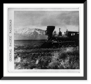 Historic Framed Print, Scene near Deeth. Mount Halleck in distance,  17-7/8" x 21-7/8"