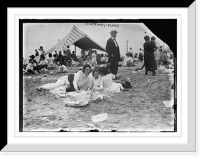 Historic Framed Print, Coney Island - 4,  17-7/8" x 21-7/8"