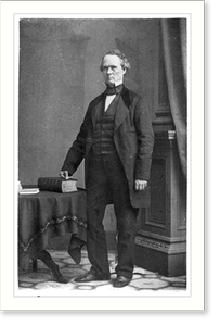 Black & White Photo - Joseph Lane - Historic Wall Art Gift