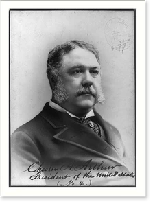 Historic Photo Print - Chester A. Arthur - Vintage Wall Art Gift