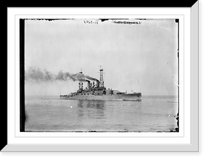 Historic Framed Print, North? South Carolina a ship,  17-7/8" x 21-7/8"