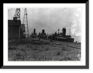 Tug boats tied to dock, Duluth, Minn., 1903, Historic Reproduction