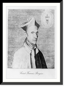 Francisco de Borgia, saint, 1510-1572, Antique Poster