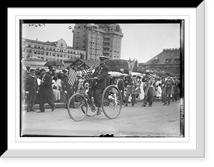 Historic Framed Print, G.A.R. Parade - 2,  17-7/8" x 21-7/8"