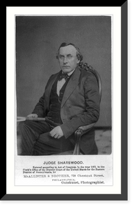 Judge Sharswood, Historic Print