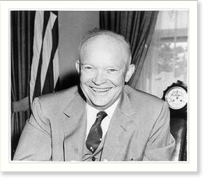 Black & White Photo - Dwight David Eisenhower, Pres., U.S, 1890