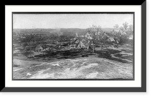 Scenes from Custer's Last Fight in Boston Cyclorama Co. - 3 Classic, Historic Print