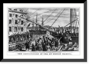 Historic Maritime - Boston - Destruction of tea at Harbor (1)