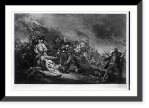 Historic Military - The Battle of Bunker's Hill - Framed Wall Art Gift Idea
