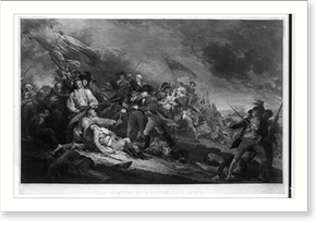 Historic Military - The Battle of Bunker's Hill - Framed Wall Art Gift Idea
