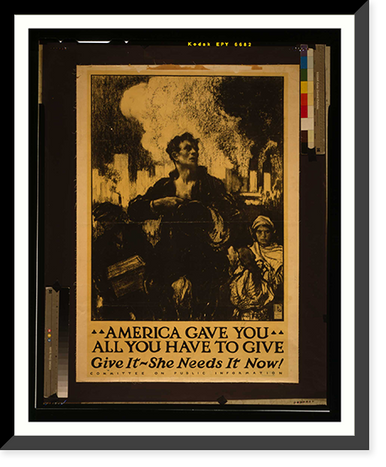 America gave you all you have to give give it - she needs it now!. Walter Taylor. Classic, Vintage Print