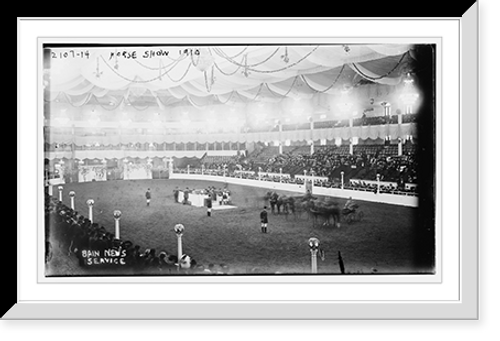 Historic Framed Print, HORSE SHOW - 2,  17-7/8" x 21-7/8"