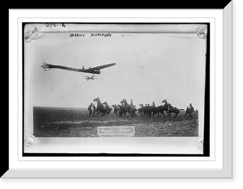 Historic Framed Print, Hanriot monoplane - 2,  17-7/8" x 21-7/8"