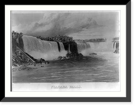 Niagara Falls.lithographed by The Sage, Sons & Co. L., P. & M. Co., Buffalo. Classic, Vintage Wall Art