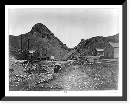 Historic Framed Print, Sugar Loaf, Washoe, Nevada.T. H. O'Sullivan, phot.,  17-7/8" x 21-7/8"