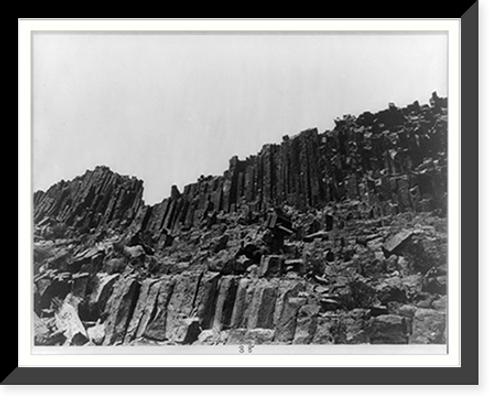 Historic Framed Print, Karnak Montezuma Range, Nev..T. H. O'Sullivan, phot.,  17-7/8" x 21-7/8"