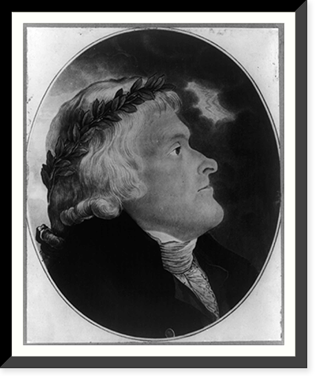 Thomas Jefferson, a philosopher, a patriote sic, and a friend.dessin&eacute; par son ami Tad&eacute;e Kosciuszko et grav&eacute; par Ml. Sokolnicki, Vintage Wall Art