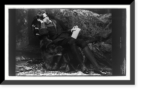 Historic Framed Print, Oscar Wilde.Sarony. - 3,  17-7/8" x 21-7/8"