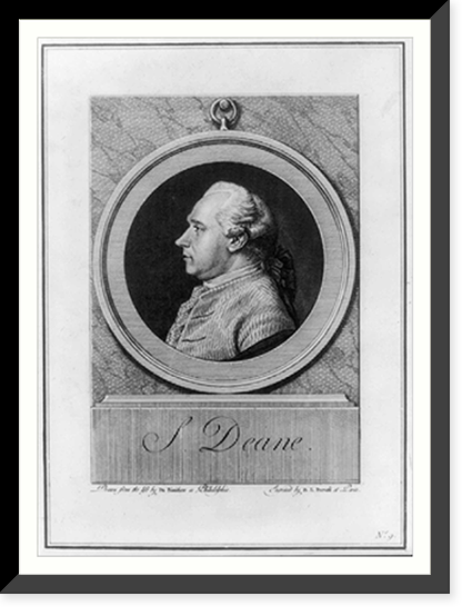 S. Deane.drawn from the life by Du Simitier in Philadelphia ; engraved by B.L. Prevost at Paris, Vintage Wall Art