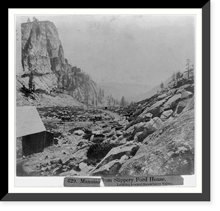 Manassa from Slippery Ford House, looking toward Strawberry Valley, Historic Reproduction