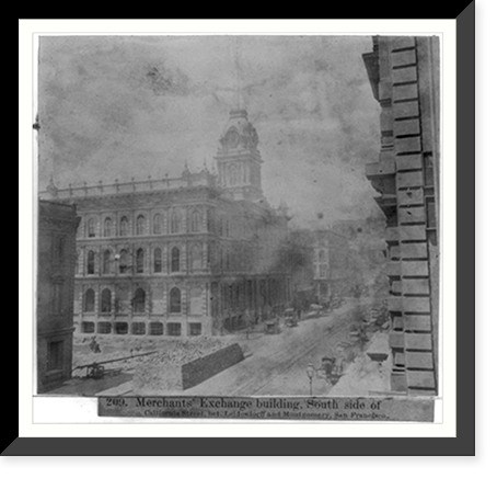 Merchants' Exchange Building - South Side of California Street between Leidesdorff and Montgomery, San Francisco, Antique Wall Art