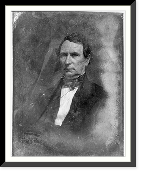 Historic Framed Print, [Unidentified man, head-and-shoulders portrait, facing front],  17-7/8" x 21-7/8"