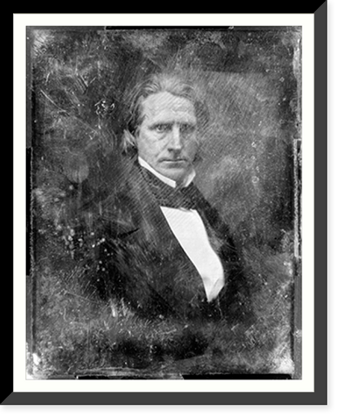 Historic Framed Print, [William Allen, half-length portrait, nearly facing front],  17-7/8" x 21-7/8"