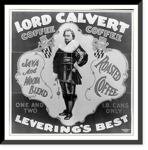 Lord Calvert Coffee, Levering's Best, Vintage Wall Art